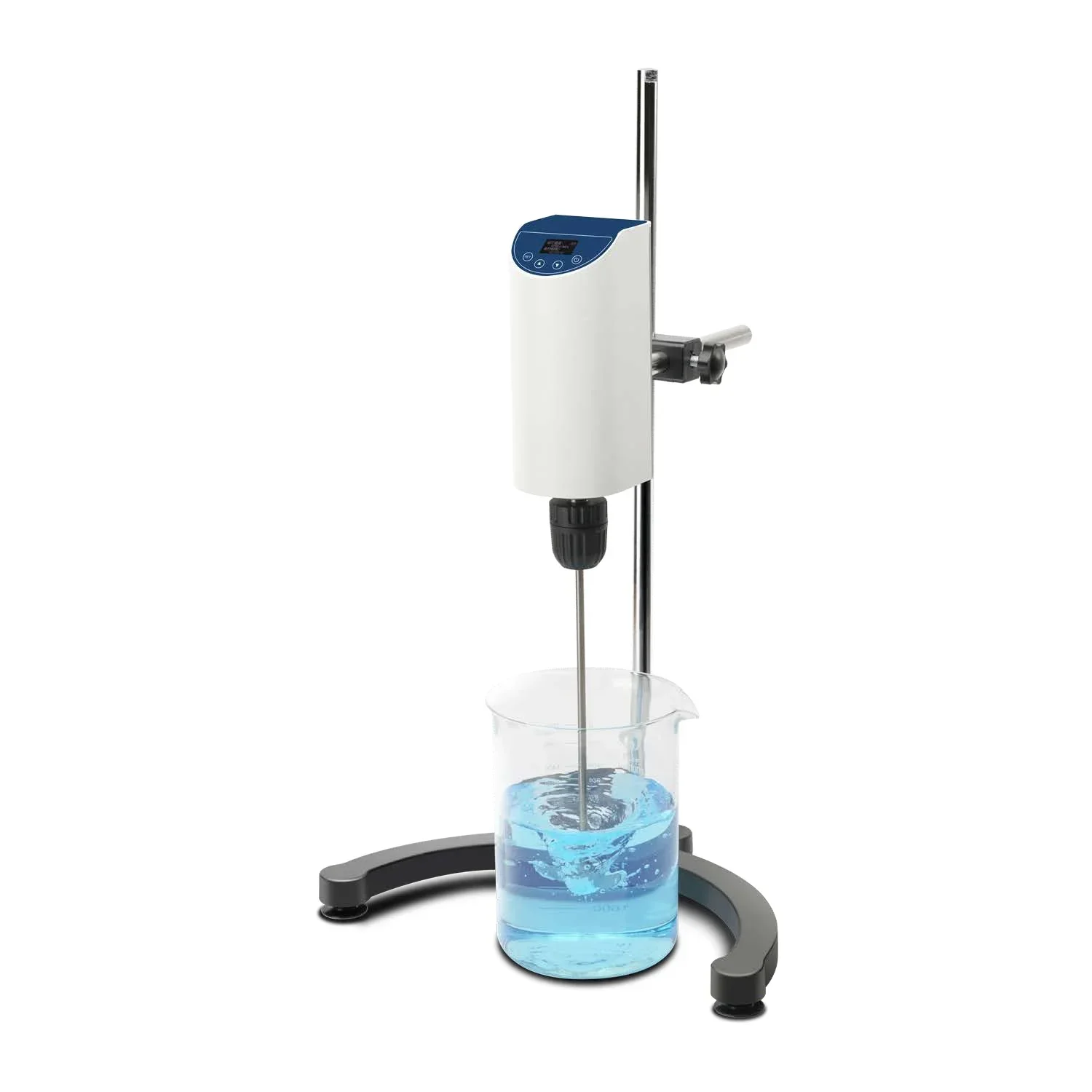OS10 OLED Digital Enhanced Overhead Stirrer Factory Price with Timer for Mixing Equipment Maximum Stirring Capacity 10L