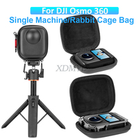 Camera Storage Box PU Hard Mini Storage Bag Portable Travel Carrying Case Organizer Case with Buckle for DJI Osmo 360 Accessory