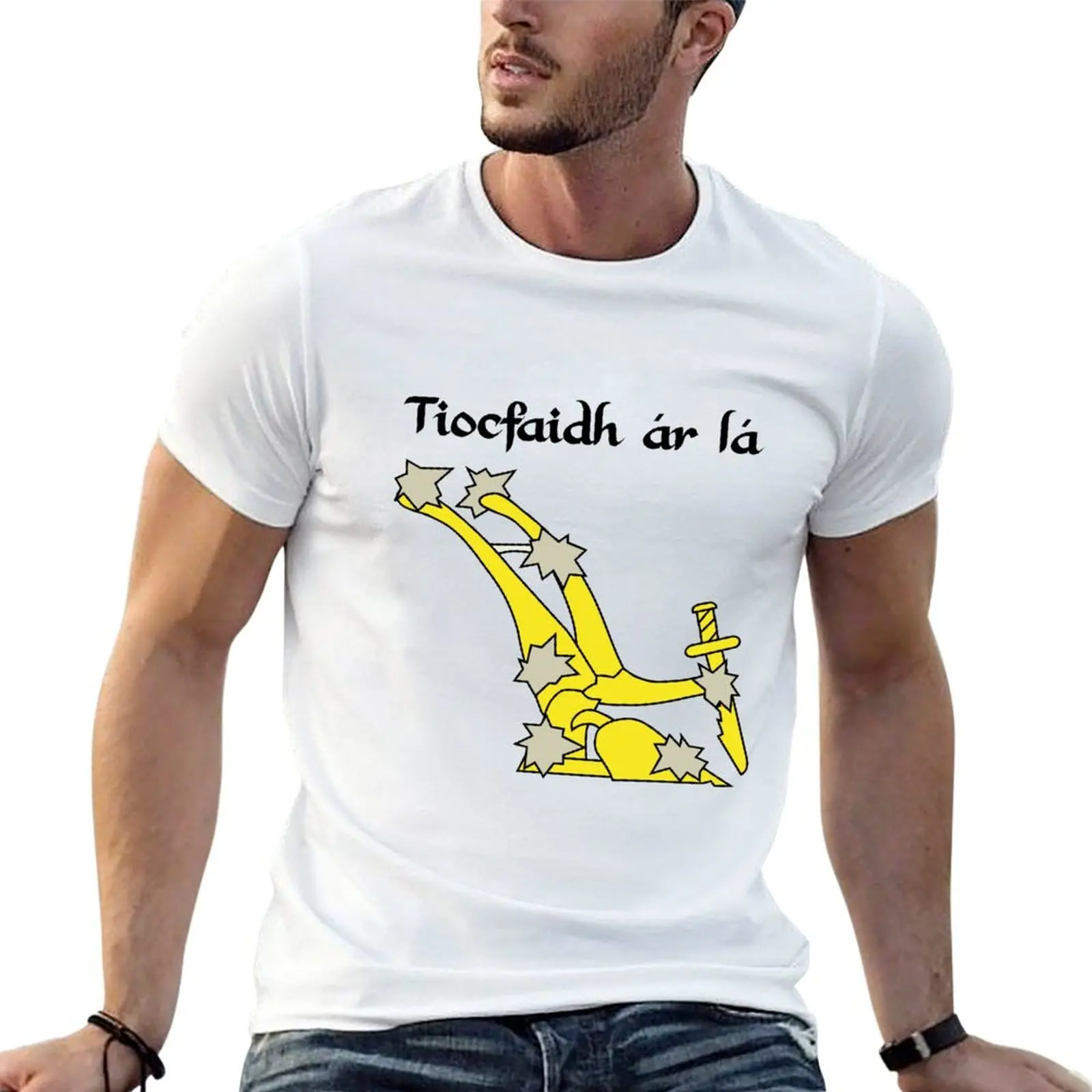 Tiocfaidh ?r Lá Starry Plough T-Shirt t shirts for man graphic tees funny t shirts man t shirts for man graphic vintage T-shirt