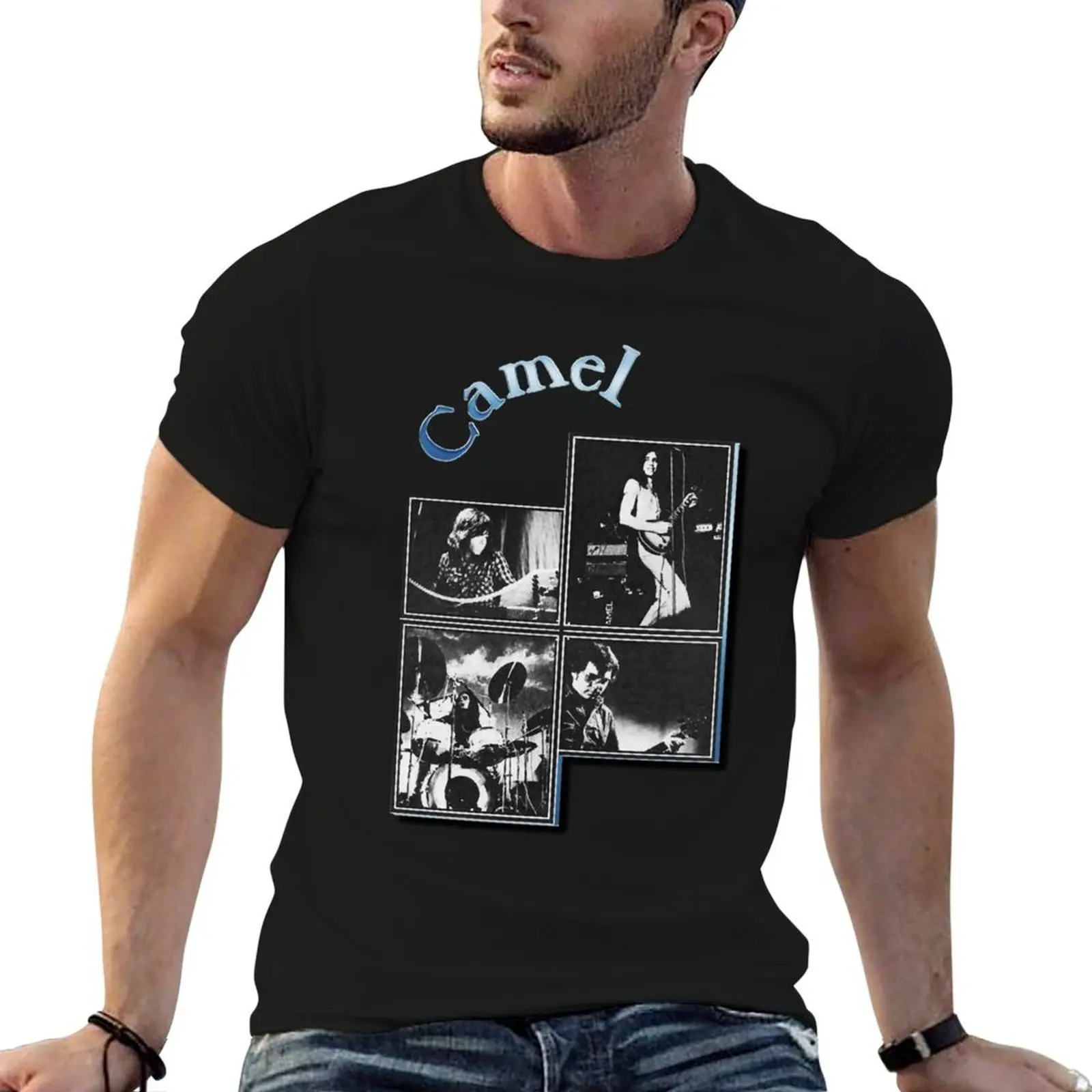 Mens Best Camel Band Good Things Come Gifts For Movie Fans T-Shirt graphics blue lock mens graphic t-shirts