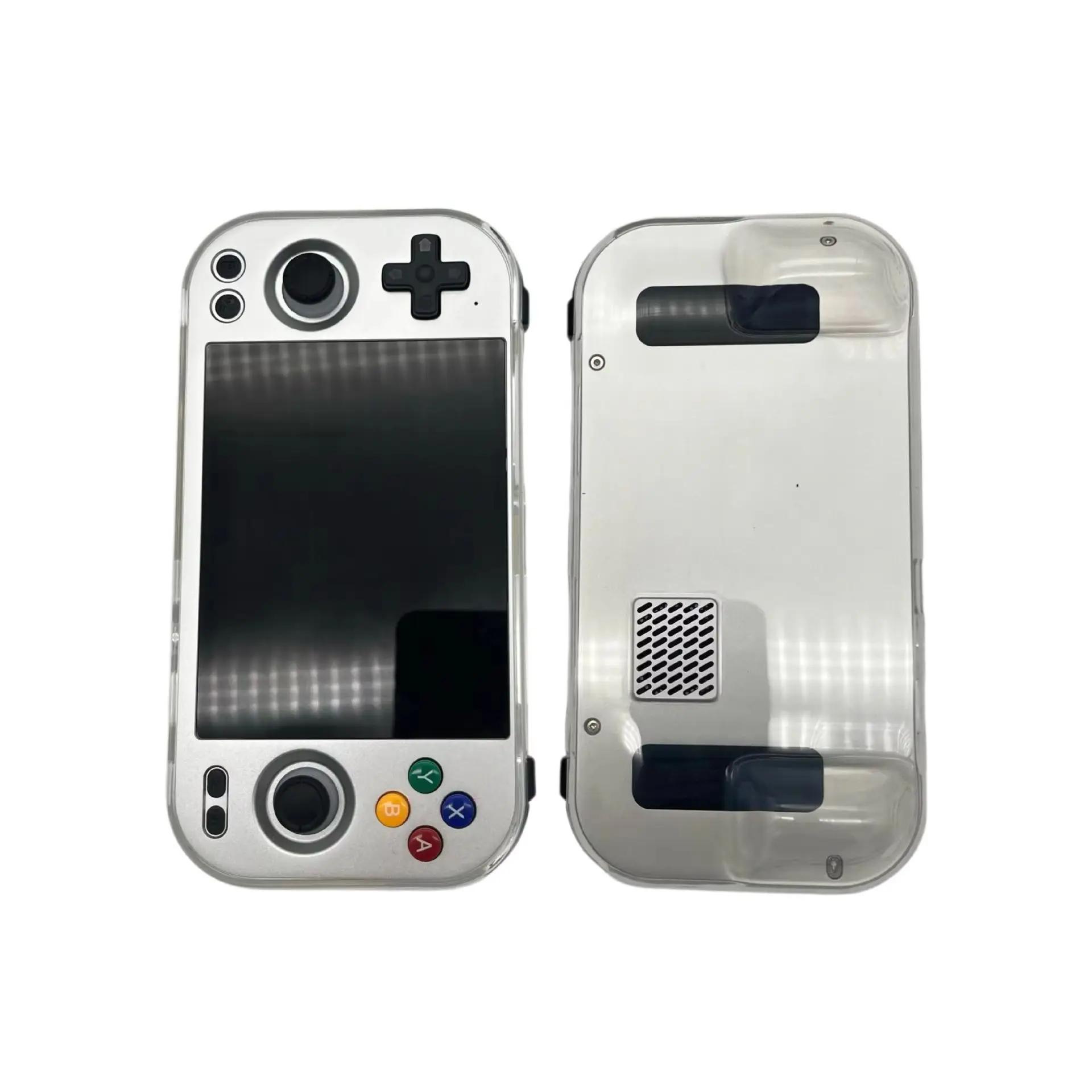 TPU Transparent Anti-Drop Cover For Anbernic RG477M  Game Console,Anti-Drop Cooling Protective Case