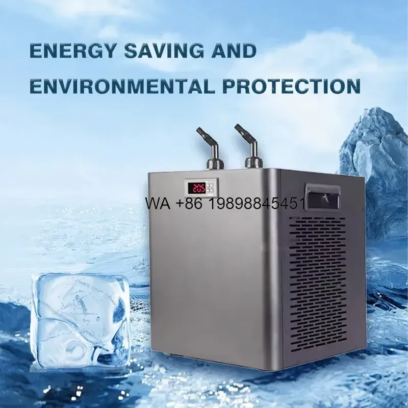 Wmwmnu 1/3Hp 300L Water Chiller Quick Cooling for Hydroponic Aquaculture Beauty Fermentation Cutting Industrial