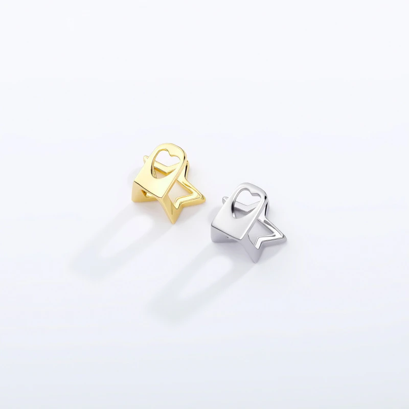 New Exquisite Hollow Five-Pointed Star Hip-Hop Minimalist Star Tooth Jewelry Party Holiday Gifts Shining Body Christmas Present