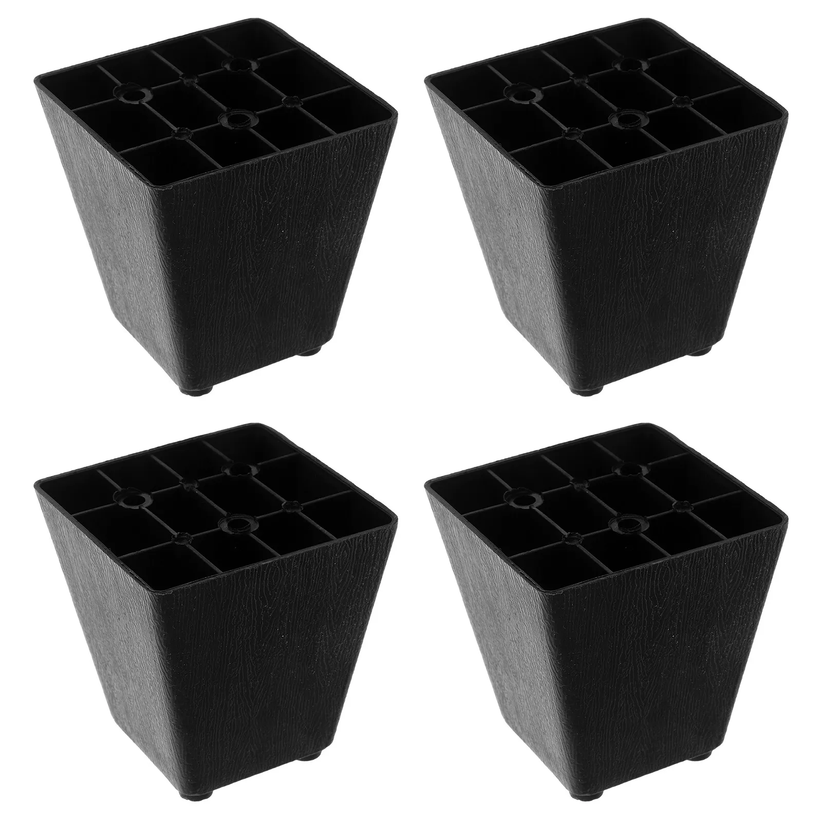 Plastic Sofa Legs 4Pcs 75mm Tall Heavy Duty Replacement Furniture Feet for Couch Bed Cabinet Nonslip Risers