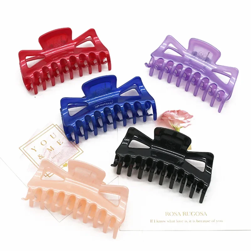 Shower Hairpin Simple Plastic Large Grab Clip Women's Ponytail Claws Hair Accessory