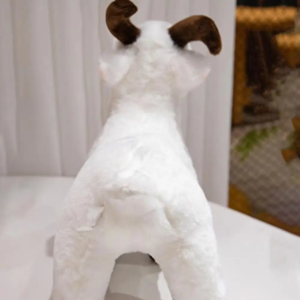 Animal Soft Plushie Cute Animal Baby Goat PP Cotton 30/40cm Horned Sheep Soft Lovely Children