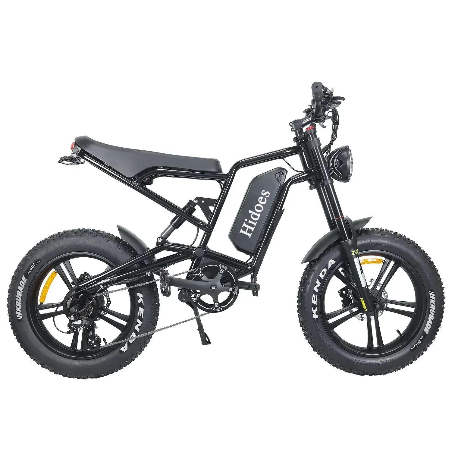 2025 New HD-B6 Electric bike Fat Tire 20Inch Mountain Ebike 1200W Motor 48V 17.5AH Road Beach Motorcycle Power Electric Bicycle