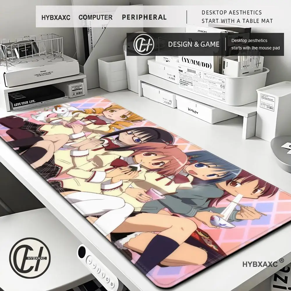 

Puella Magi Madoka Magica Mousepad Mouse Pad Extended Gaming Keyboard Mats Large 90x40cm XXL Gamer Mousepad
