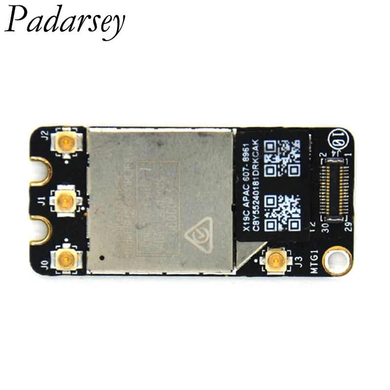 

Новая Bluetooth Wi-Fi карта Padarsey 4,0 для MacBook Pro A1278 A1286 A1297 607-7294 BCM94331PCIEBT4CAX 2011 2012 лет