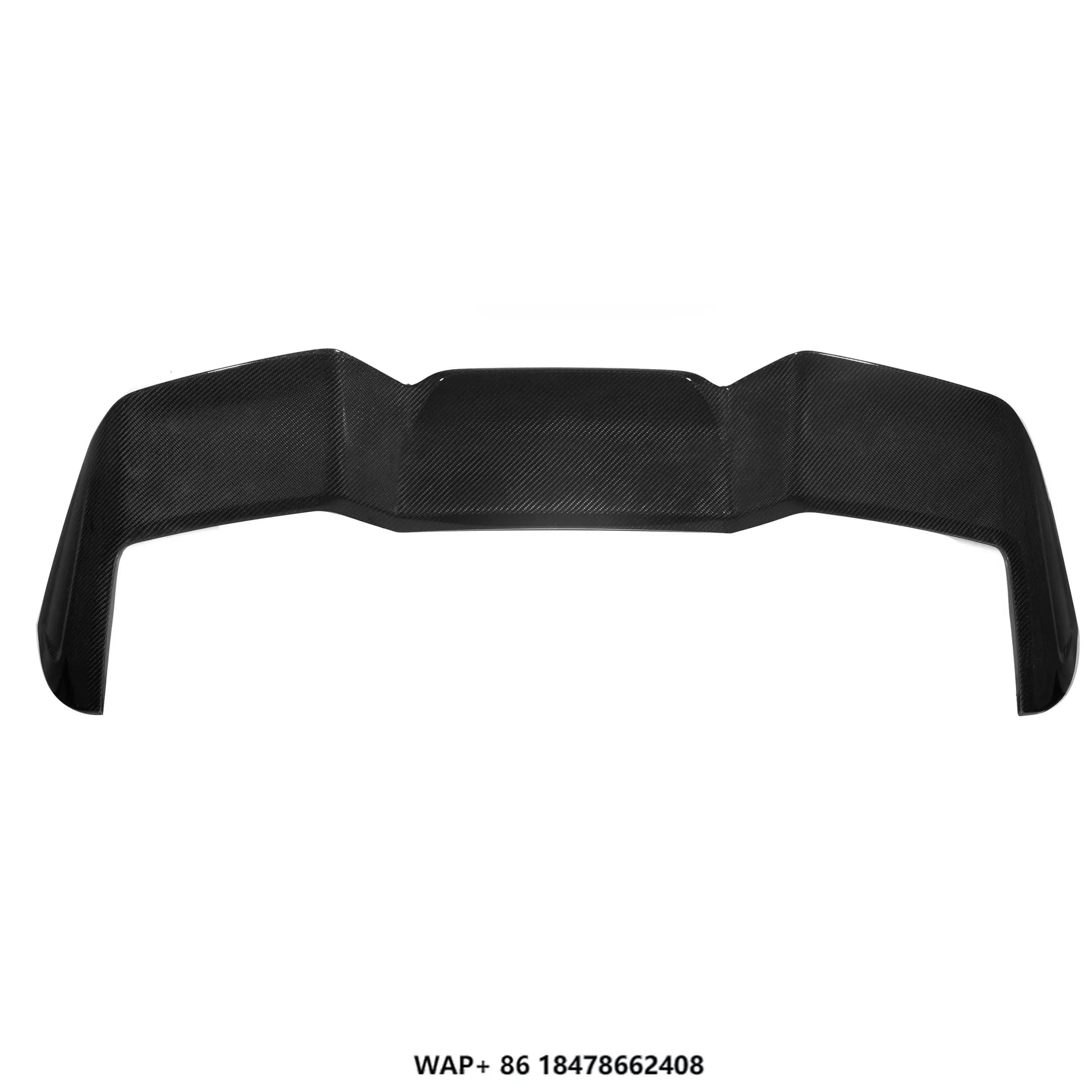 

For X5M F95/F95 LCI SQ Style Prepreg Carbon Fiber Roof Spoiler -442 2020-IN Gloss Carbon/ Forged Carbon