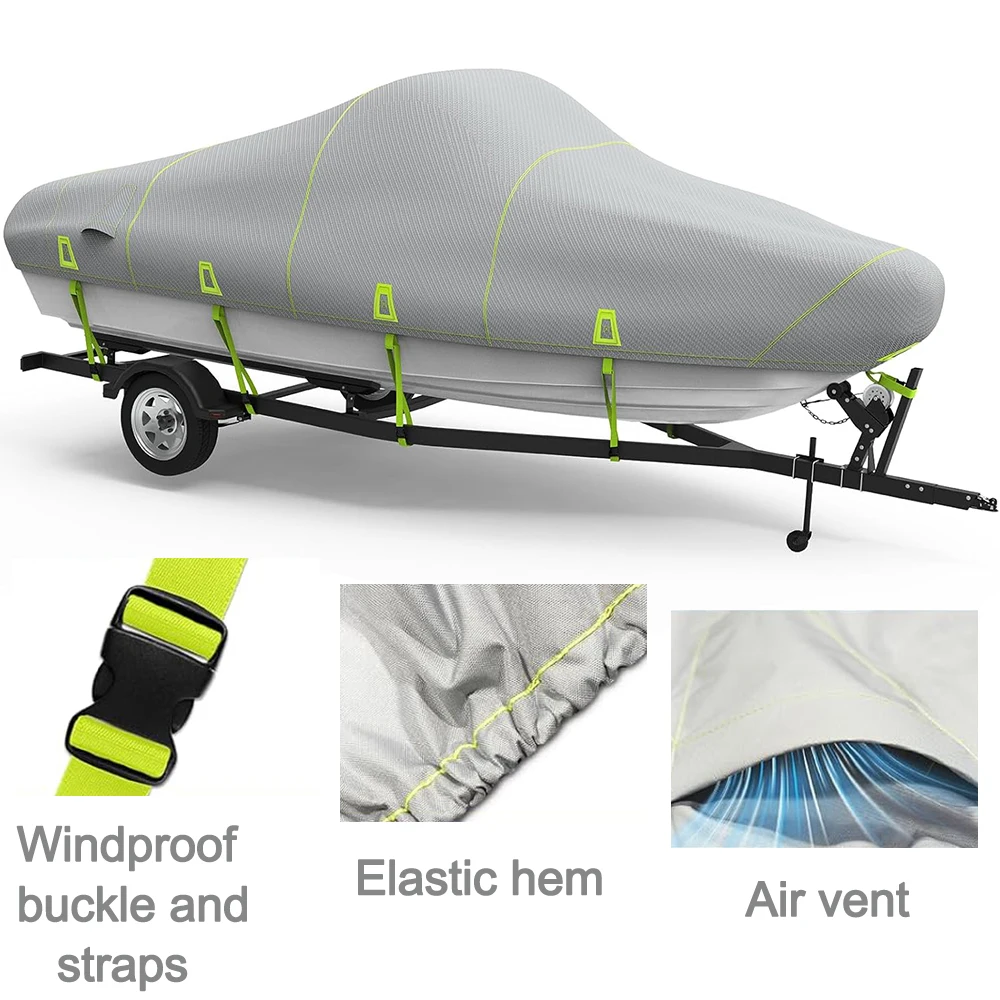 Supplier Wholesale Custom Boat Cover Durable Sun Protection Waterproof Marine Boat Cover For Outdoor