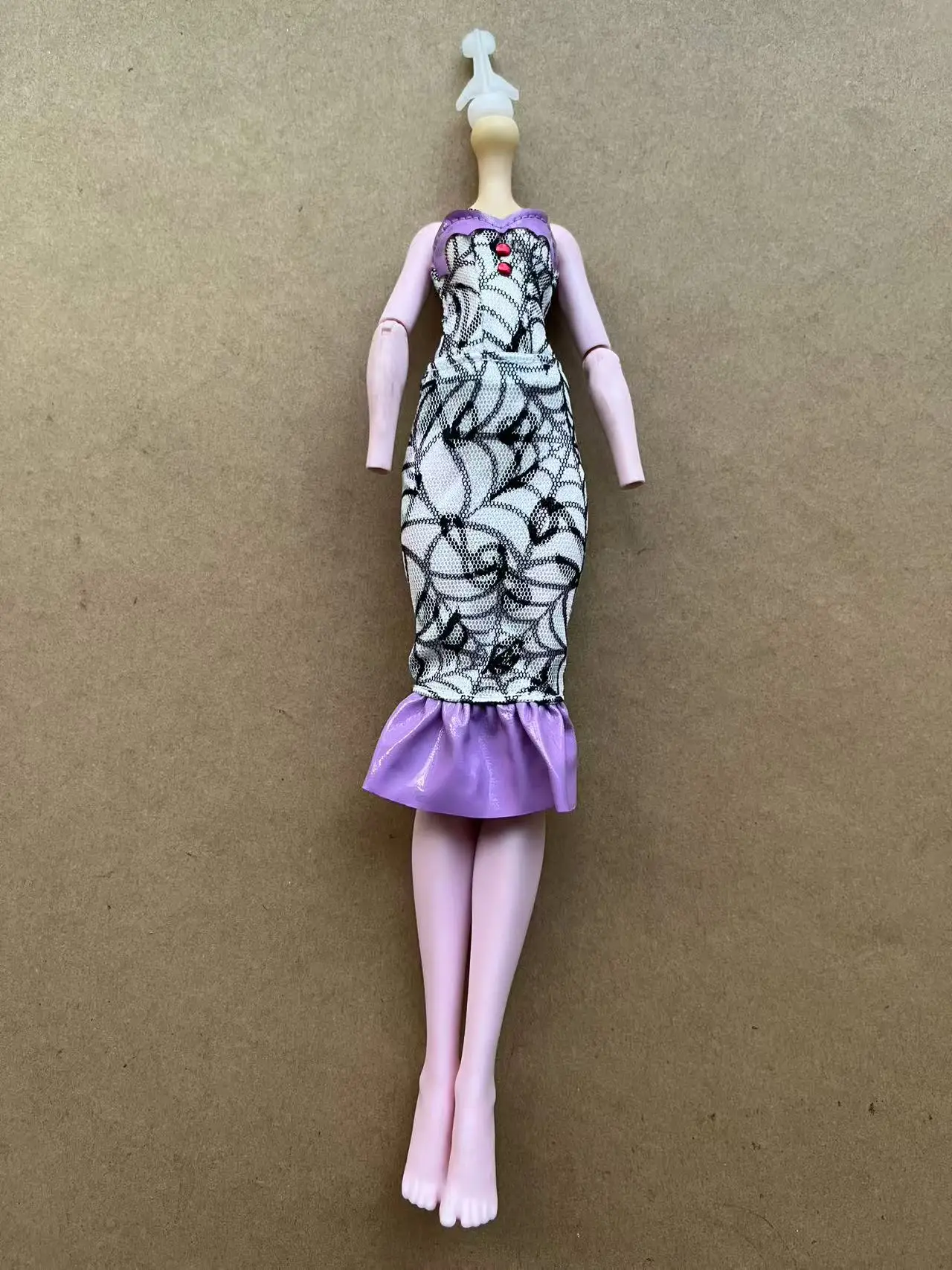 Set di Vestiti per Bambola Slim Monster 1/6, Outfit Colorato per Bambola Danzante, Cappotto, T-Shirt, Pantaloni, Gonna, Accessori Creativi per Bambola