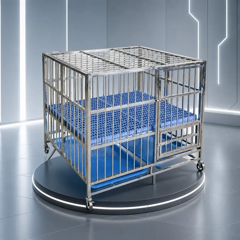 Stainless Steel Dog Cat Rabbit Cage Medium Size Pet Fence Outdoor Enclosure for Farm Use