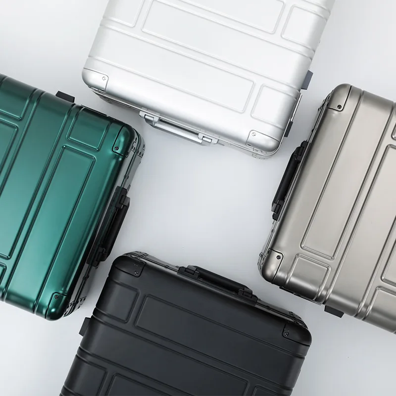 100% Aluminum-magnesium alloy Travel Suitcase Rolling Luggage  24\