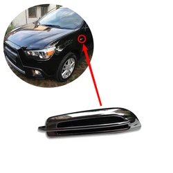 1 Pcs or Pair Front Fender Vent Trim for Asx Ga 7407A258 Fender Light Vent Cover for Lancer Side Lamp Cover for Outlander Cw