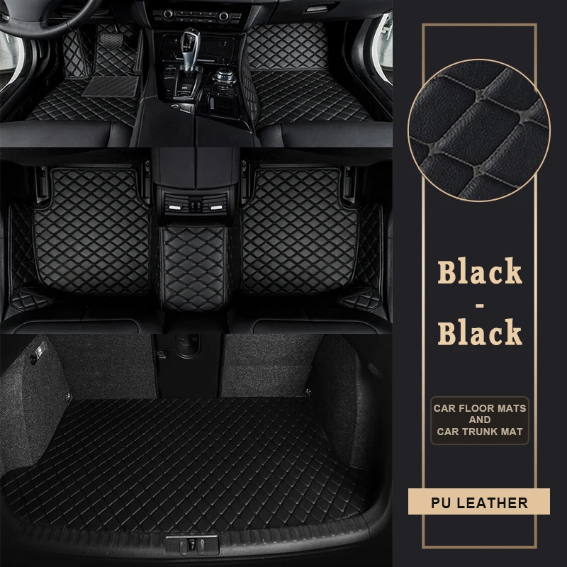 All-Season Car Floor Mats Cargo Liner For Kia Sorento 2009-2018 Durable Non-Slip Bottom Trunk Tray Auto Interior Accessories Pad