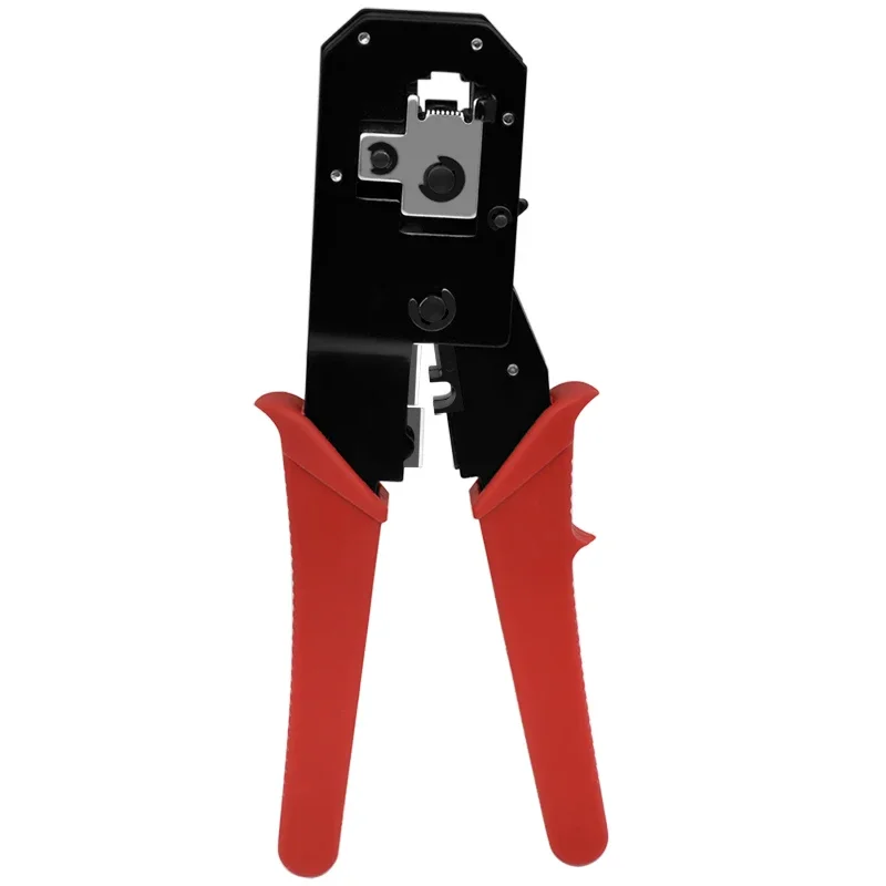 CNCOB-engarzado de conector de doble uso 6P 8P, herramienta de engarzado de cabeza de cristal RJ45 RJ11 RJ12, pelado de cables de red Circular plano