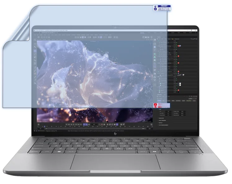 

2PCS For HP ZBook Ultra G1a 14-inch touch laptop screen film HD toughened film anti-blue light protective film