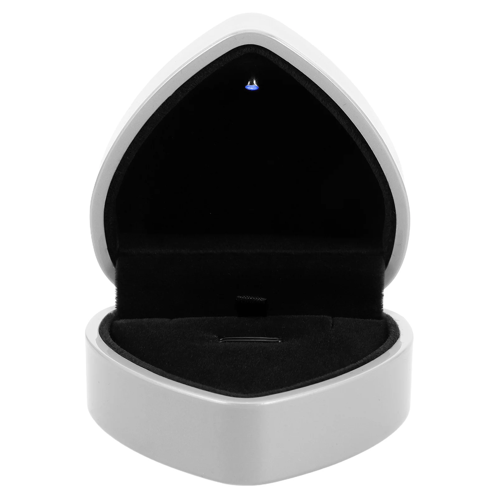 

Heart Shaped LED Necklace Box Jewelry Storage Case Light Up Jewelry Display Box Cute Holder Gift for Necklaces Elegant Design