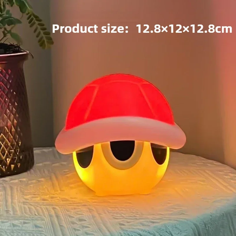 Super Mario Koopa Lamp Creative Game Shell Night LED Luminous Desk Light Home Bedroom Bedside Garden Decoration Ornaments Lamp - Image 4
