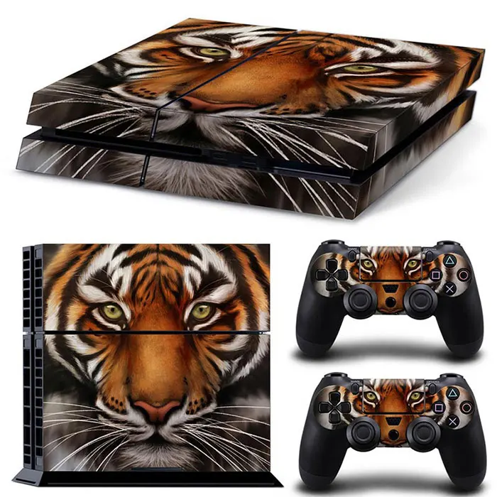 

Personalized style Console Sticker Wrap Controller Dustproof Vinyl Cover Decal Protective for Case for Shell for PS4