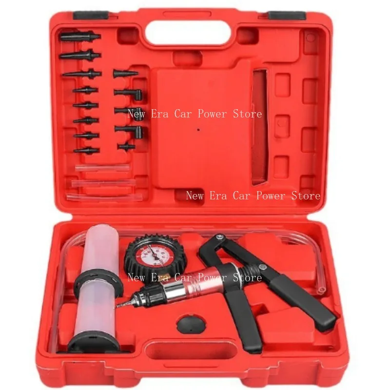 

Hand Held Brake Fluid Bleeder Tools Vacuum Pistol Pump Tester Kit Body Pressure Vacuum Fluid Reservoir Oil Tester