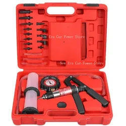 Hand Held Brake Fluid Bleeder Tools Vacuum Pistol Pump Tester Kit Body Pressure Vacuum Fluid Reservoir Oil Tester