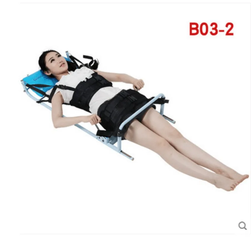 

Efficient Cervical Spine Lumbar Spine Traction Bed for Cervical Vertebrae Lumbago Low Back Pain Therapy Massage Body Stretching