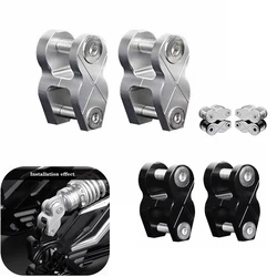Motorcycle Rear Shock Heightening Adapter Round End to Fork End Converter Universal For Scooter Dirt Bike Rear Shock Modify Part