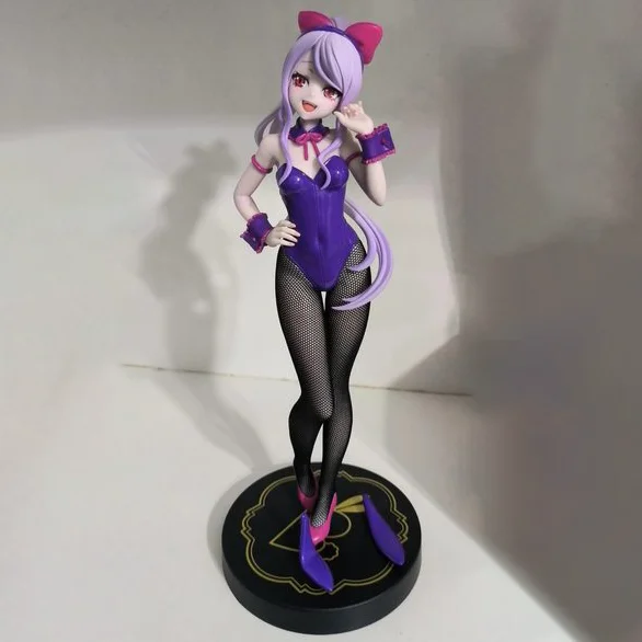 26cm Bunnies Shalltear Bloodfallen Bunny Girl Overlord Collectible Model Anime Figure Toy Surprise Gift