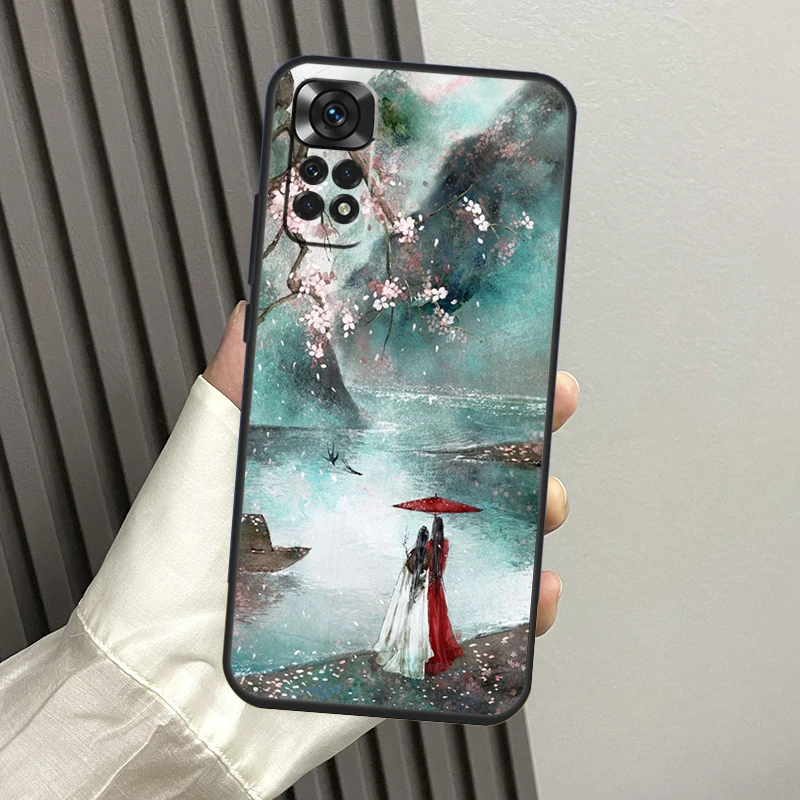 السماء نعمة الرسمية الحال بالنسبة شاومي Redmi نوت 11 11S 10 10S 9 9S 8 12 برو Redmi 9 10 12C 9C 9T 10A 10C غطاء