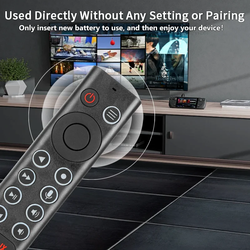 Voice Replacement Remote Control For NVIDIA Shield TV and For NVIDIA Shield TV Pro Streaming Media Player 2015/2017/2019 All Mod view 2