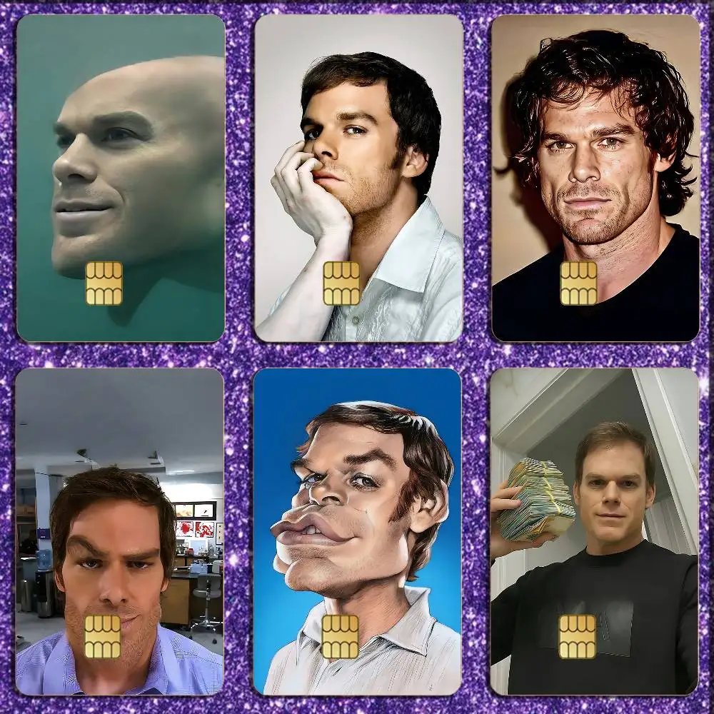 

D-Dexter Morgan Credit Card Skin Stickers for Bank Card Bus Metro Card Sticker Waterproof Women Gift