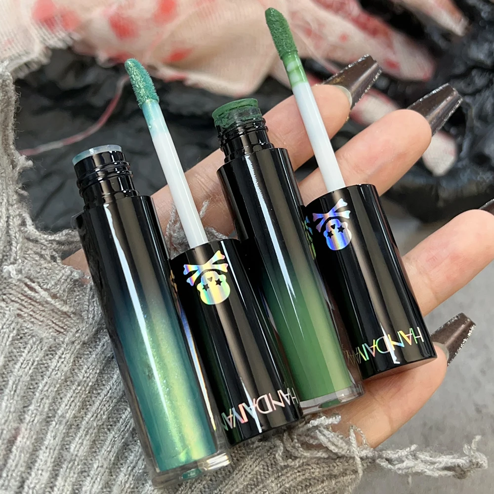 Waterdichte Fluwelen Matte Zwarte Rode Lippenstift Aanhoudende Pigment Groene Paarse Lippenstift Kerst Halloween Feest Lippen Make-Up Cosmetica