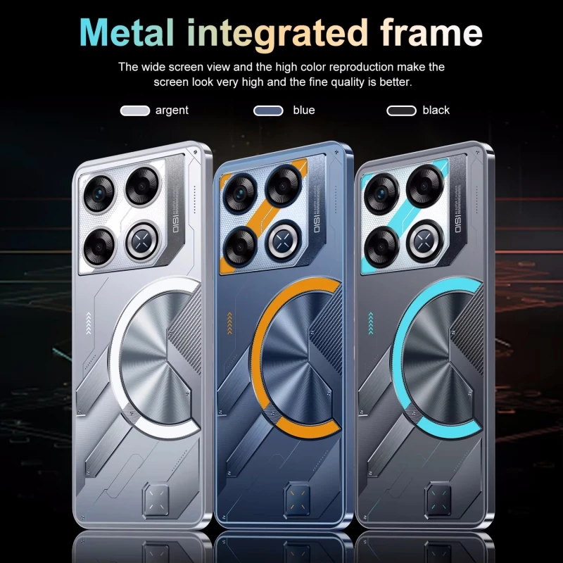 الإصدار العالمي للهواتف الذكية الجديدة GT20 Pro الهاتف المحمول 7800mAh 4G/5G Snapdragon 8 gen3 108MP 16GB + 1T 7.3 HD + أندرويد 14 الهاتف المحمول