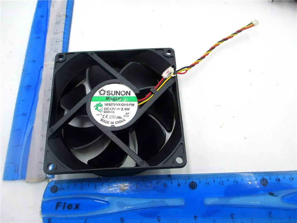 9225 fan for Optoma EX525ST SUNON KDE1209PTBX DC 12V 3.2W 9025 ME92251VX-Q010-F99 3.4W projector fan 90x90x25mm cooling fan