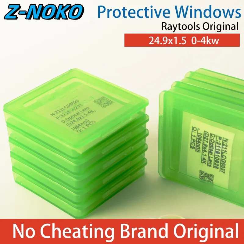 Imagem -04 - Z-nokoriginal Raytools Laser Protective Windows 27.9x4.1 211lcg0037 Lente de Proteção Óptica 24.9x1.5 Peças de Máquinas de Corte de Fibra