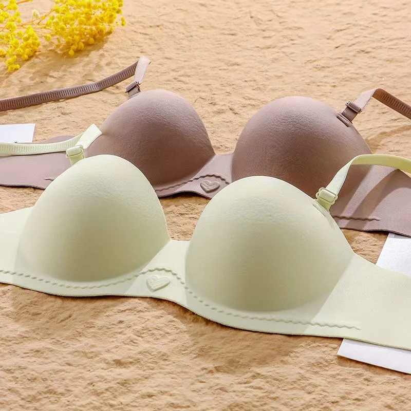 حمالة صدر بدون خياطة للنساء ذات ثديين صغيرين، حمالة صدر رافعة، بدون سلك داخلي، تقليل الثدي ومضادة للترهل