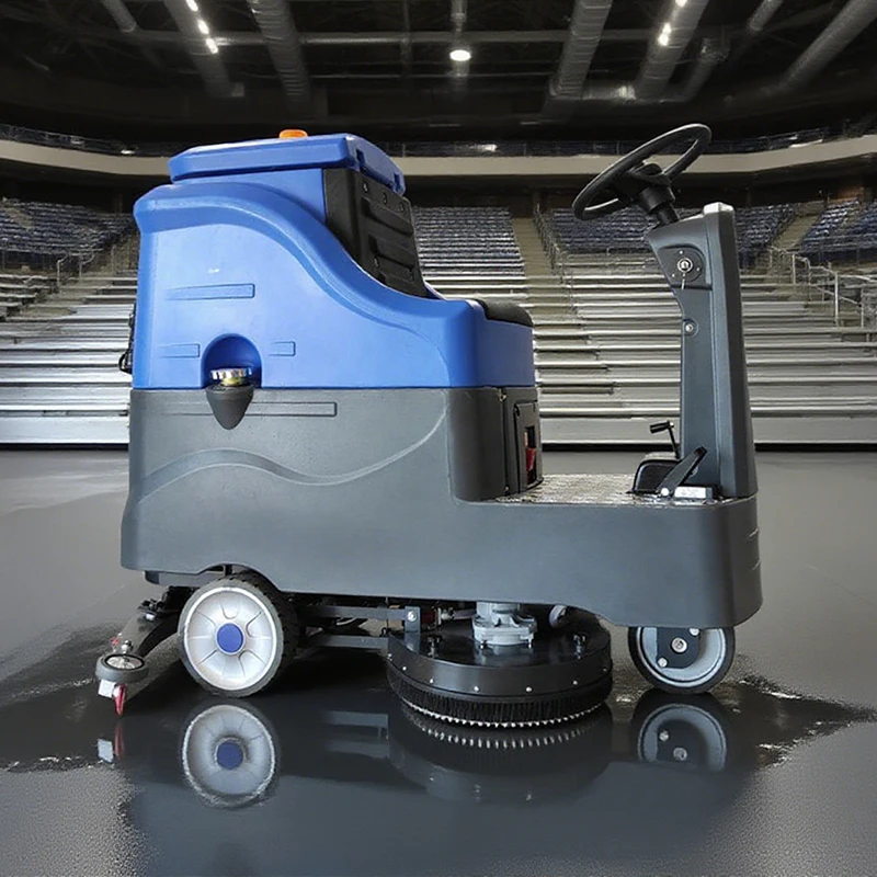 

Portable Floor Scrubber Machine Reliable Walk-Behind Electric Seat Sweeper New Condition Battery-Powered Cleaning Machine