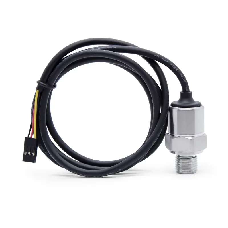 STM32 Terminal Connector Pressure Transmitter for Water Oil 5-12V 0.5-4.5V SS316L G1/4 I2C Transducer Sensor for PLC