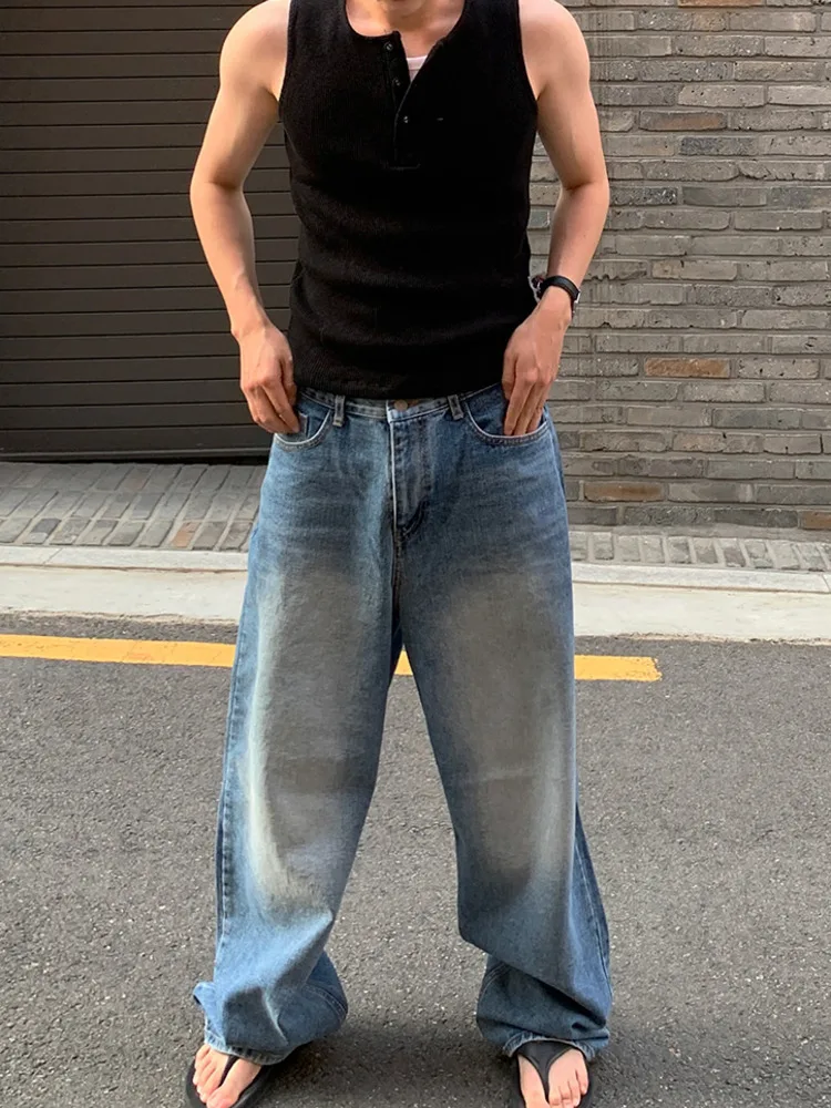 

Simple Men's Tank Tops Solid Color Round Neck Korean Style T-shirts 2025 Summer Sleeveless Casual Male Pullover Vests