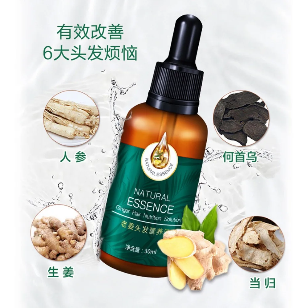 향수 Hair Growth Treatment Liquid Four Herbs Natural Ingredients Hair Growth Products Serum Hair Care Prevention Series 집게핀