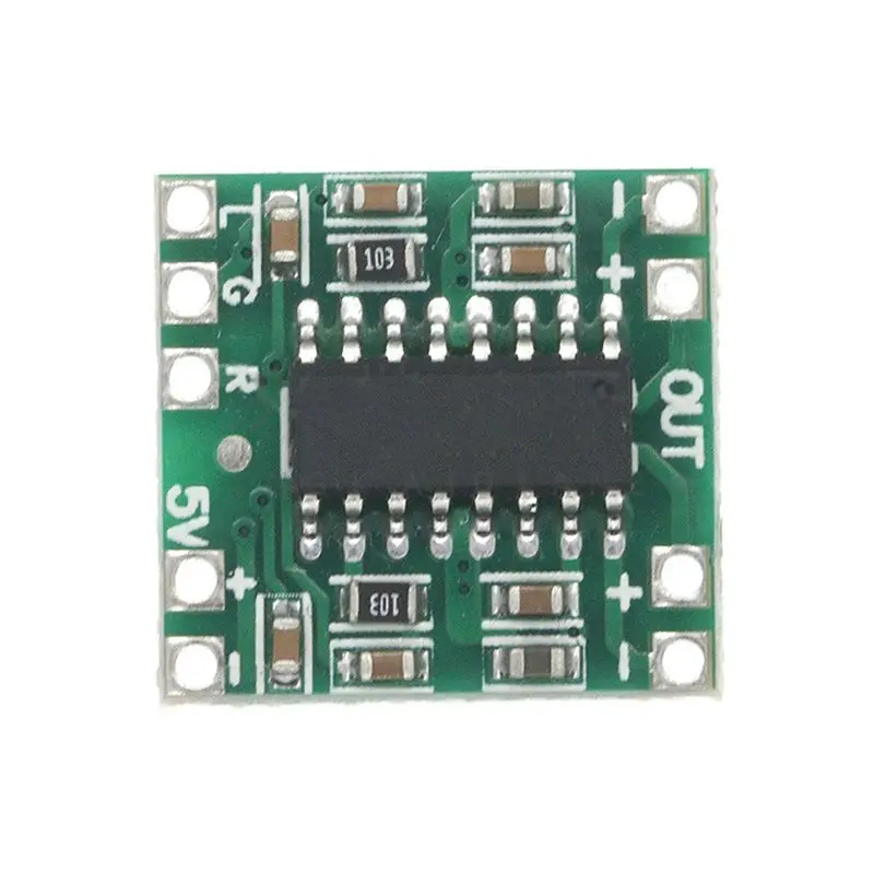 A32T-PAM8403 Digital Amplifier Board 2X 3W Class D Efficiency 2.5V To 5V Power Range For DIY Audio Projects