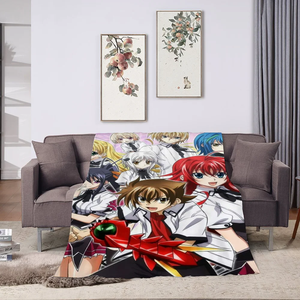 Blanket High School DxD Anime Double Bed Blankets and Throws Summer Comforter Home and Decoration Fluffy Soft Blankets for Baby