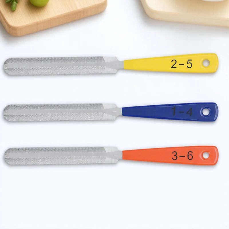 

1 set 1 Set Precision Nut Slotting File For Electric Bass Guitar Bridge Repair Luthier Tools Rubber Handle Fret File Instrument