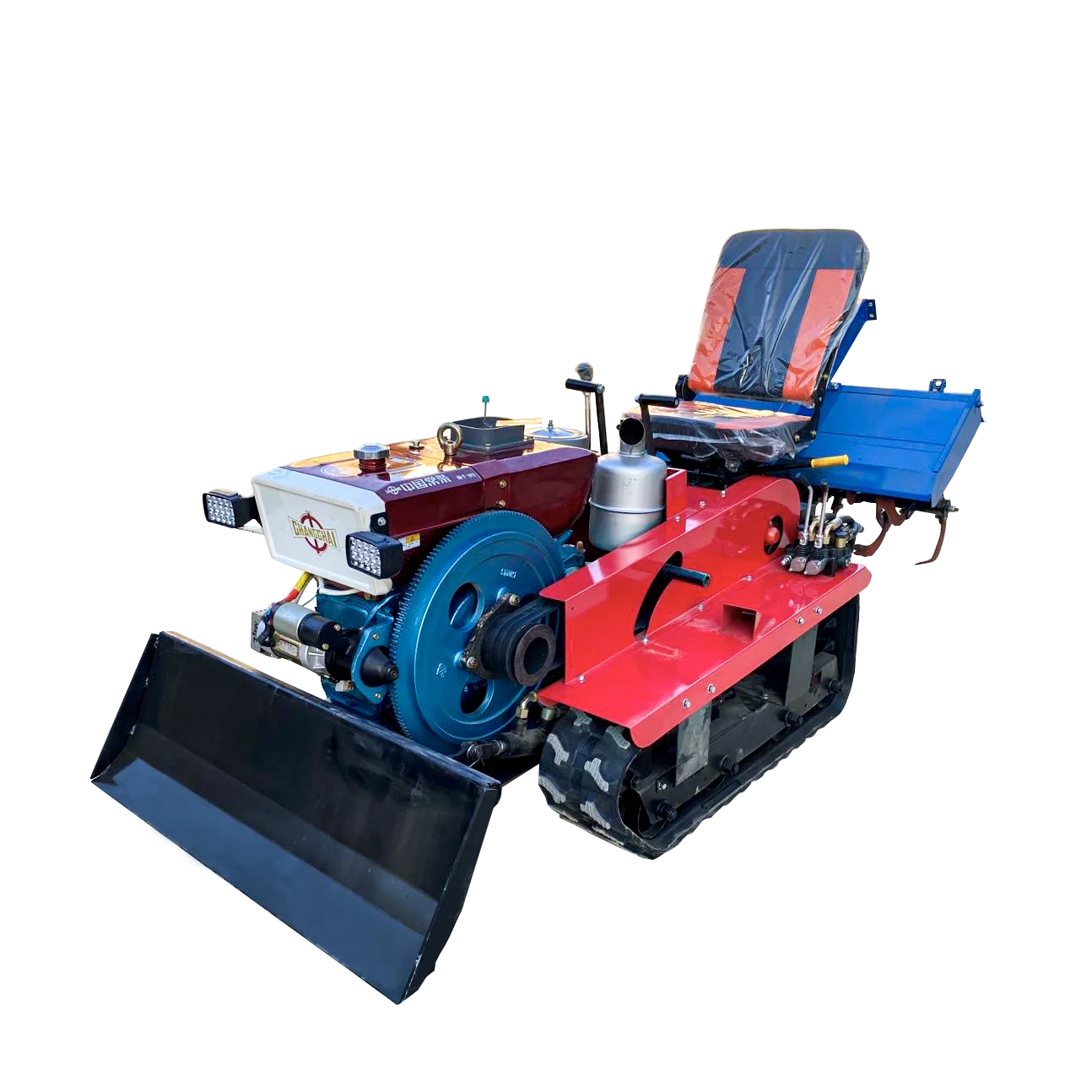 

Small crawler type rotary tiller cultivator efficient work rotary tiller for sale