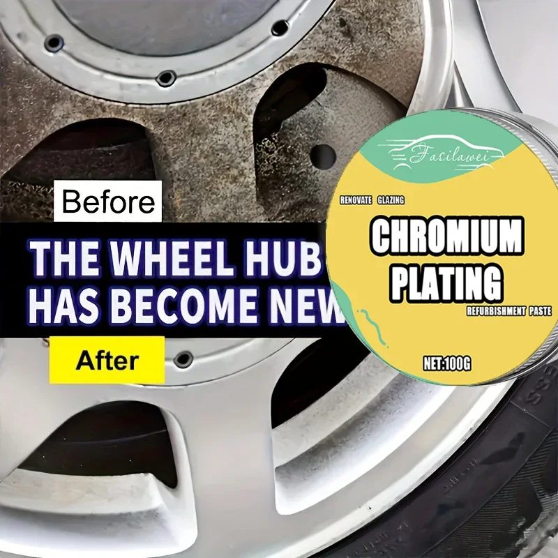 Good Multipurpose Metal Polishing Paste - Chrome Repair and Polishing Compound for Cars, Motorcycles, RVs, Kitchen Appliances, B