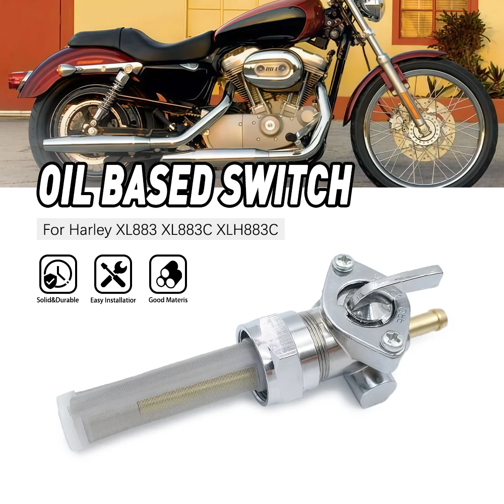 Petcock Fuel Valve 22mm Spigot  For Harley Sportster XLH883C  XL883 XL883C Hugger XLH883 Super Low XL883L Roadster XL883R