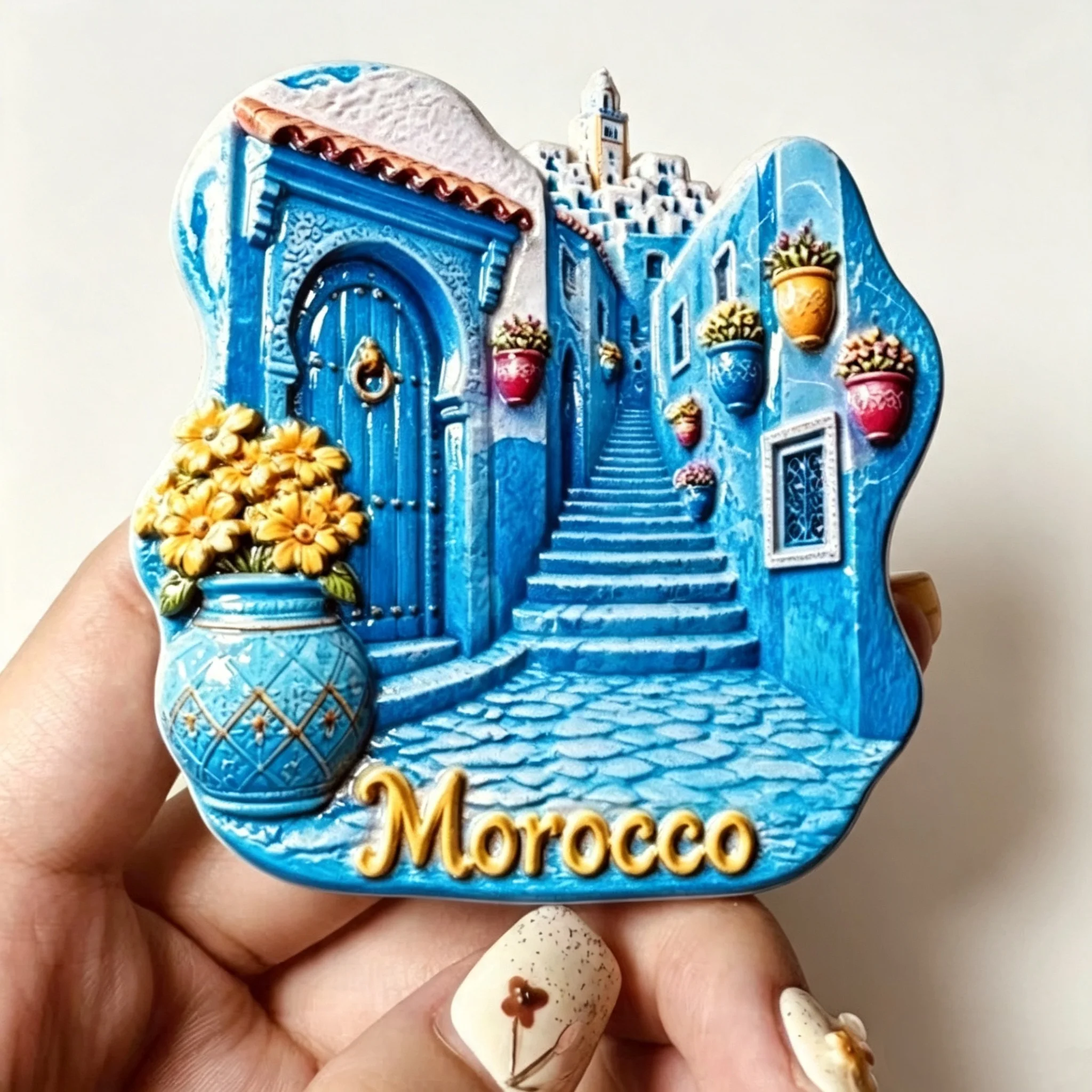 Africa  Morocco 3D Fridge Magnets Tourism Souvenir Refrigerator Magnets Sticker