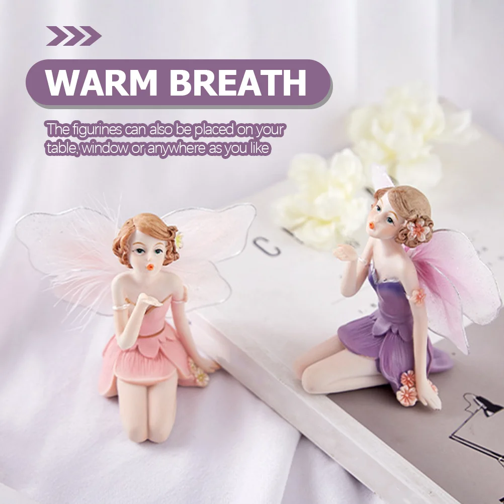 

1pc Resin Statue Fairy Desktop Home Tabletop Decoration Decoration Tabletop Ornament Housewarming Gift Creative Craft